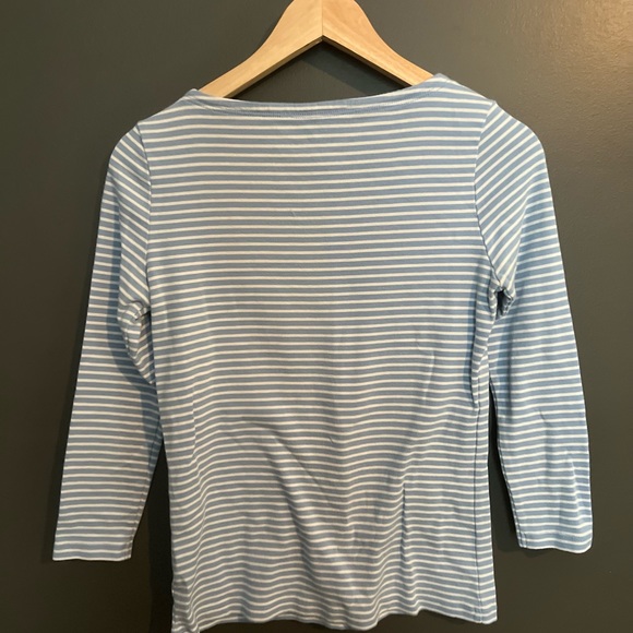 Vineyard Vines Stripe 3/4 Sleeve Top - Picture 4 of 4